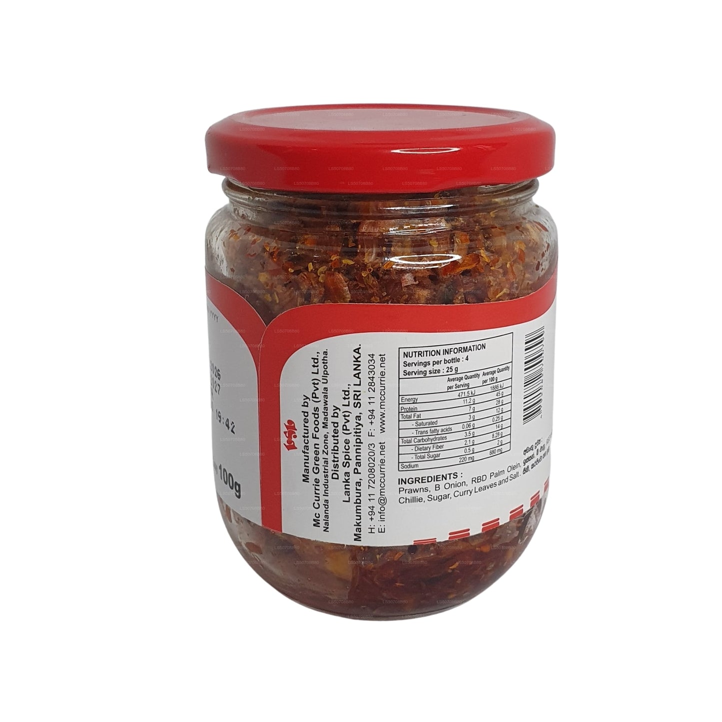 Badun de gambas Mc Currie (100 g)