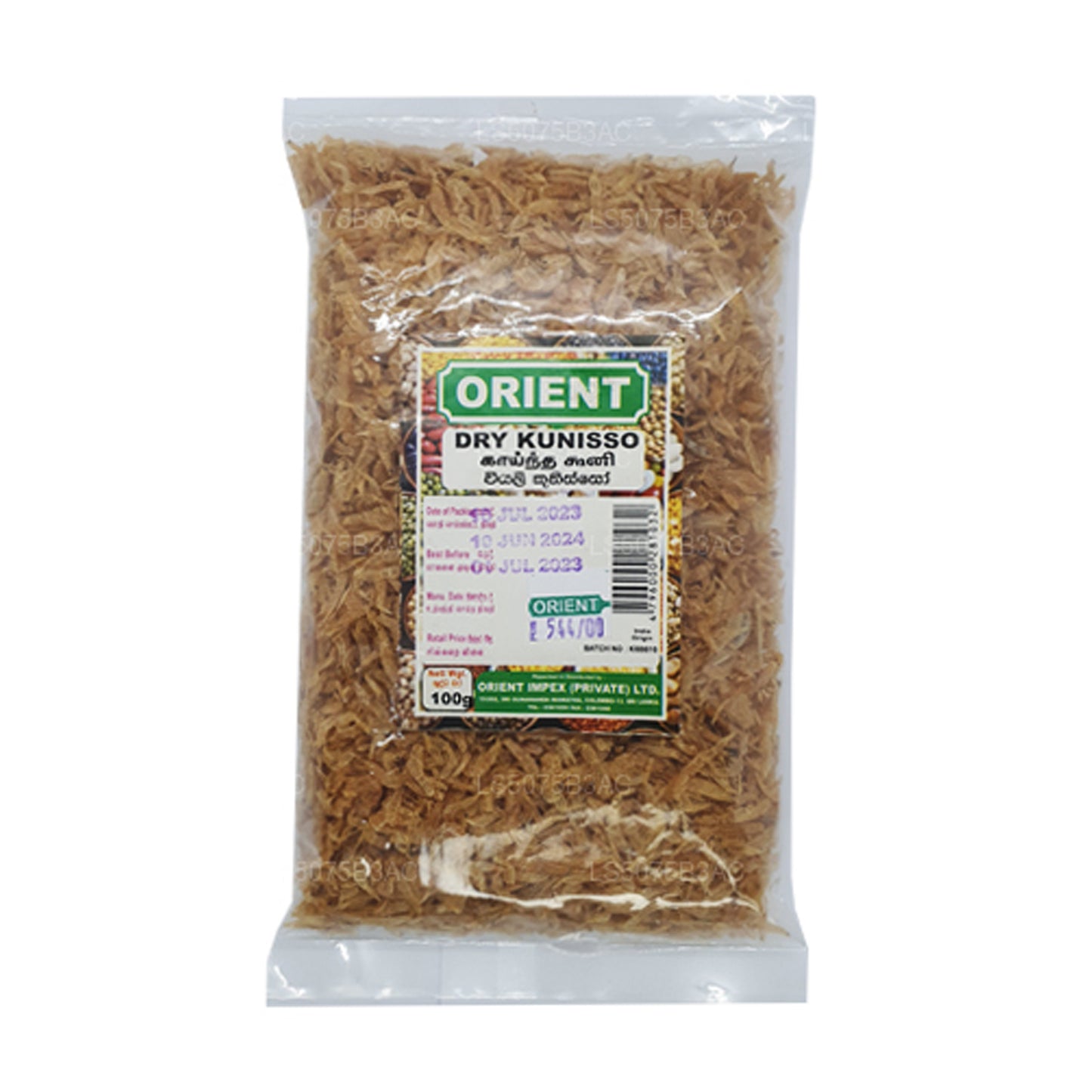 Camarones tiernos Orient Dried (Koonisso) (100 g)