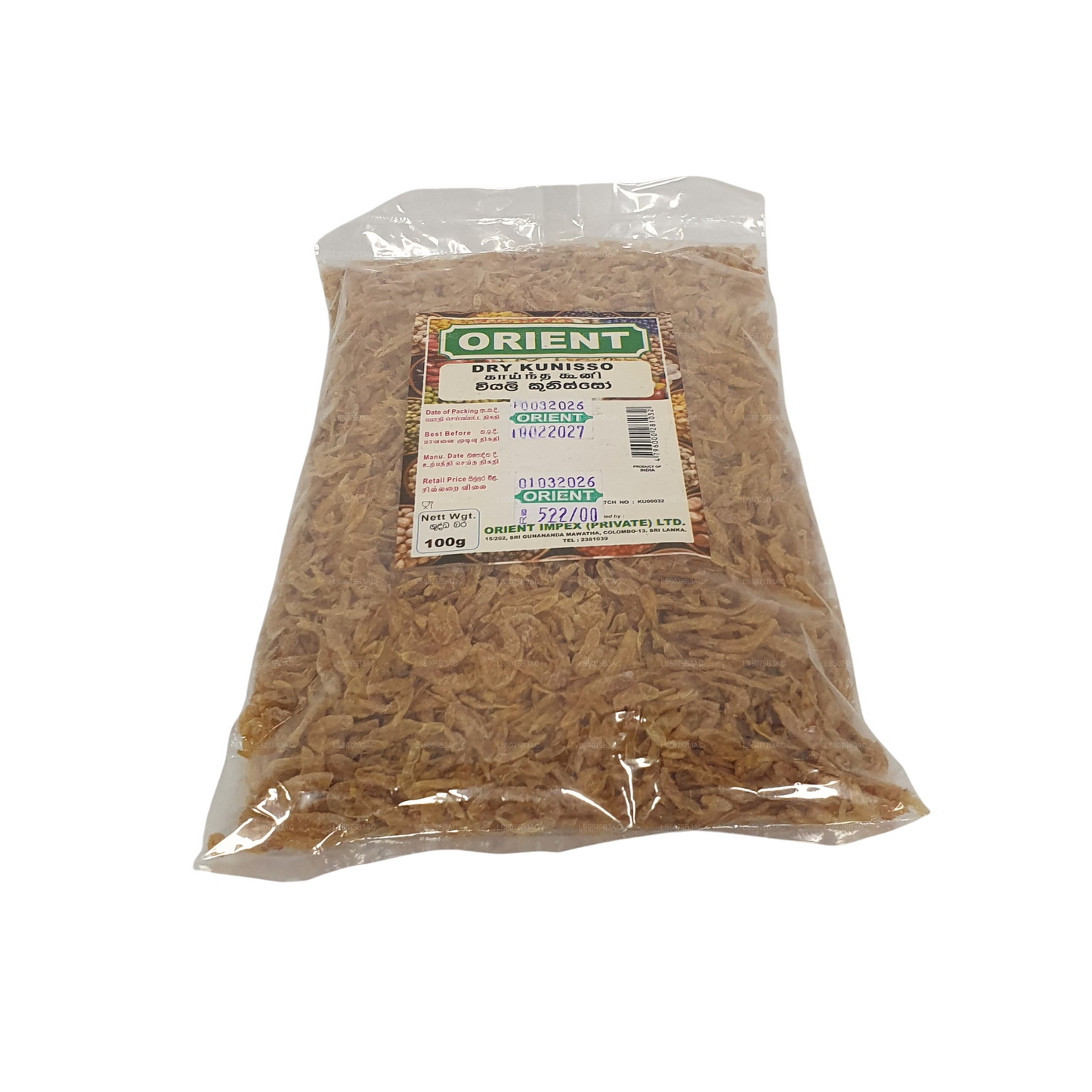 Camarones tiernos Orient Dried (Koonisso) (100 g)