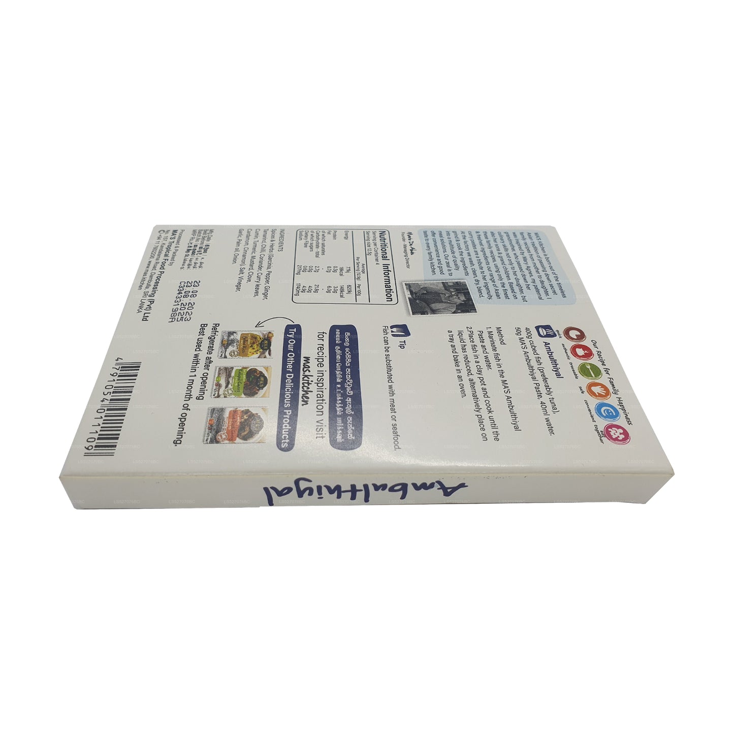 Pasta ambulante de pescado MA's Kitchen (50 g)