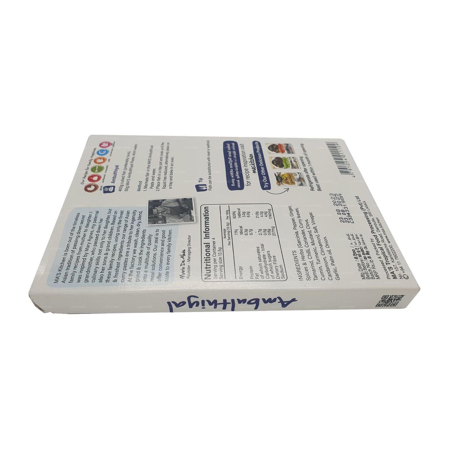 Pasta ambulante de pescado MA's Kitchen (50 g)