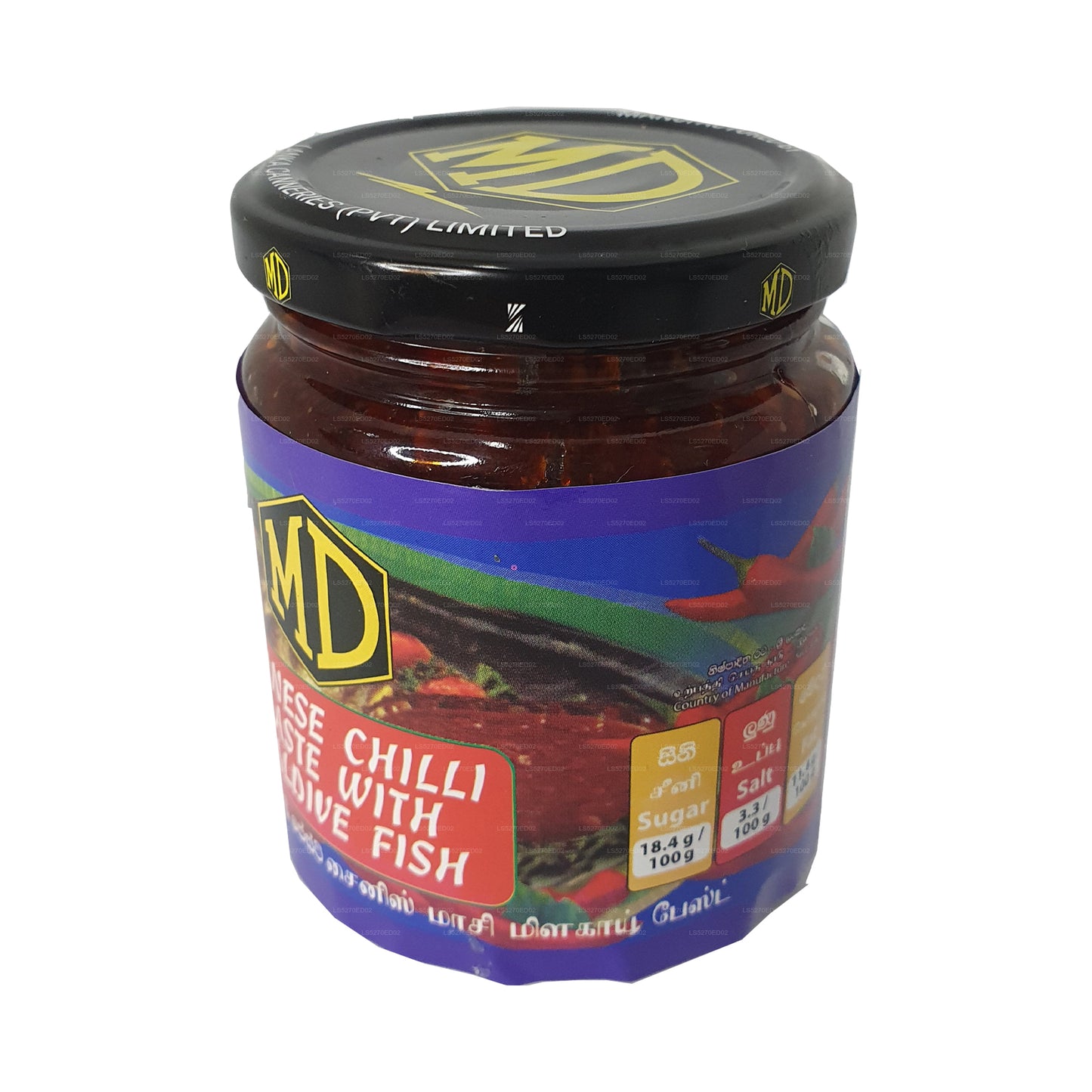 Pasta de chile chino MD con pescado de Maldivas (270 g)