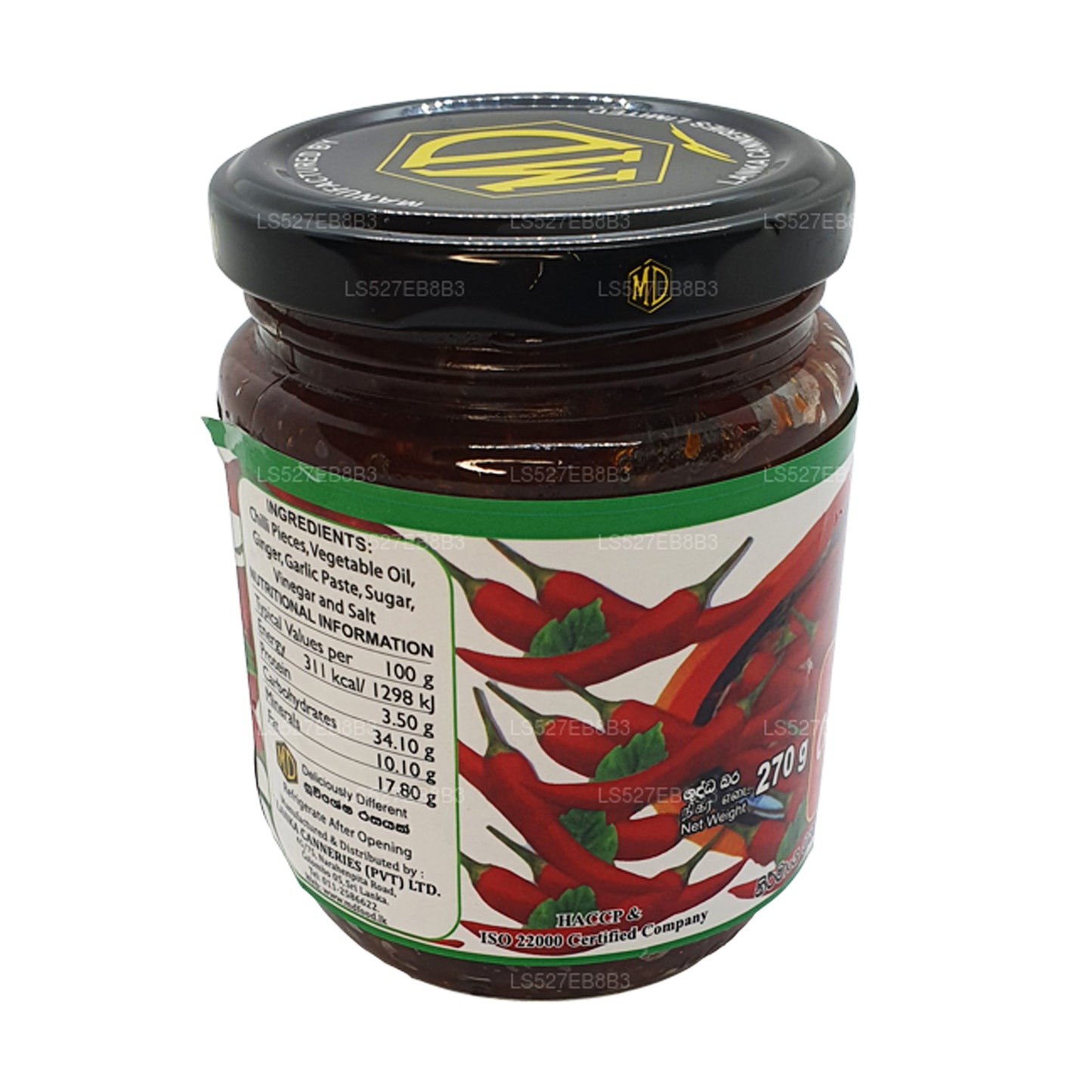 Pasta de chile china vegetariana MD (270 g)
