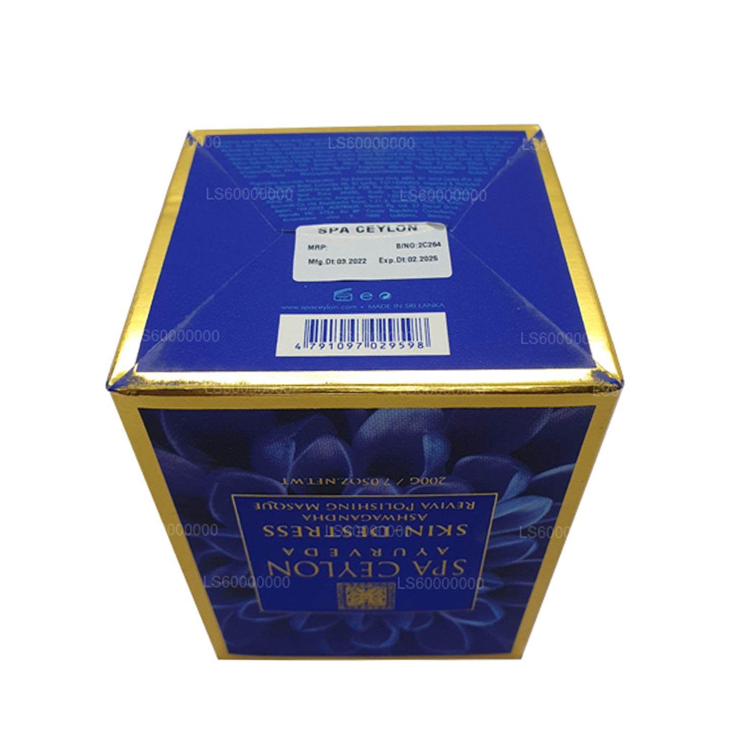 Mascarilla pulidora Spa Ceylon Skin De-Stress Ashwagandha Reviva (200 g)