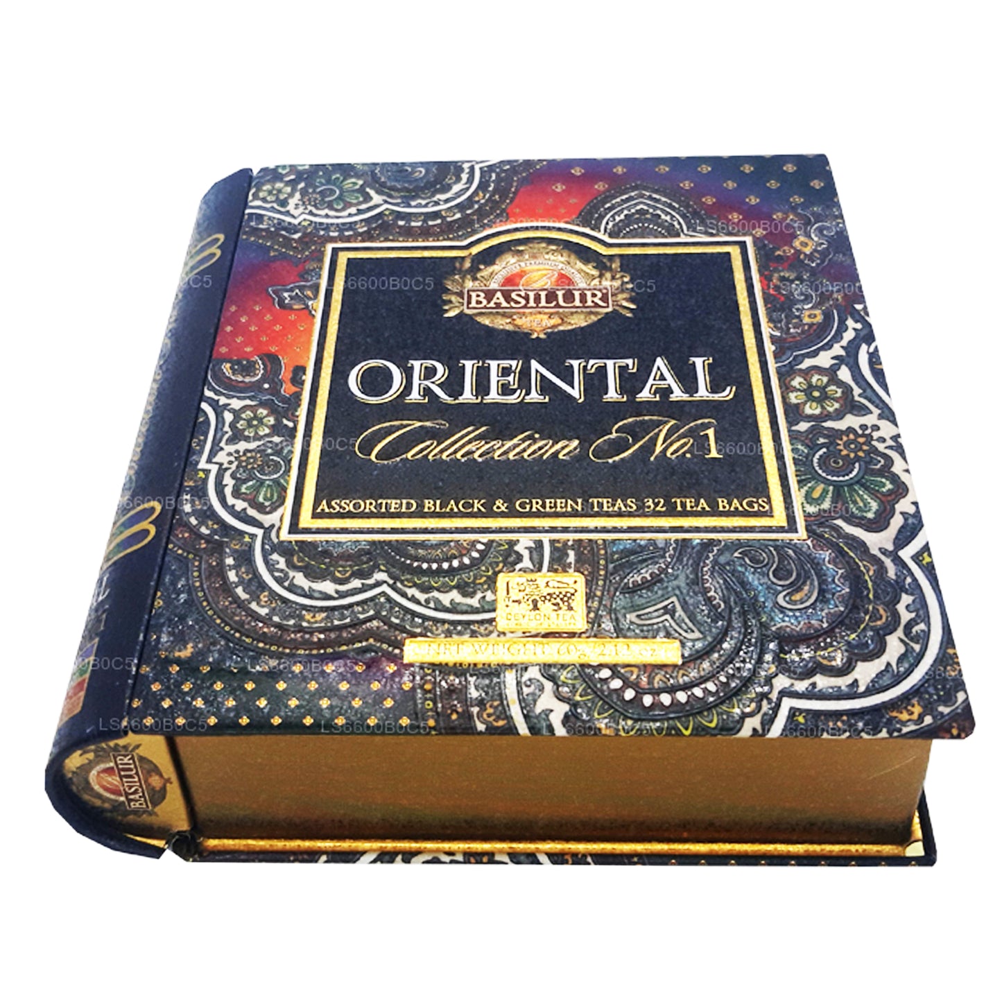 Libro de té Basilur Oriental Collection, volumen 1 (60 g), 32 bolsitas de té
