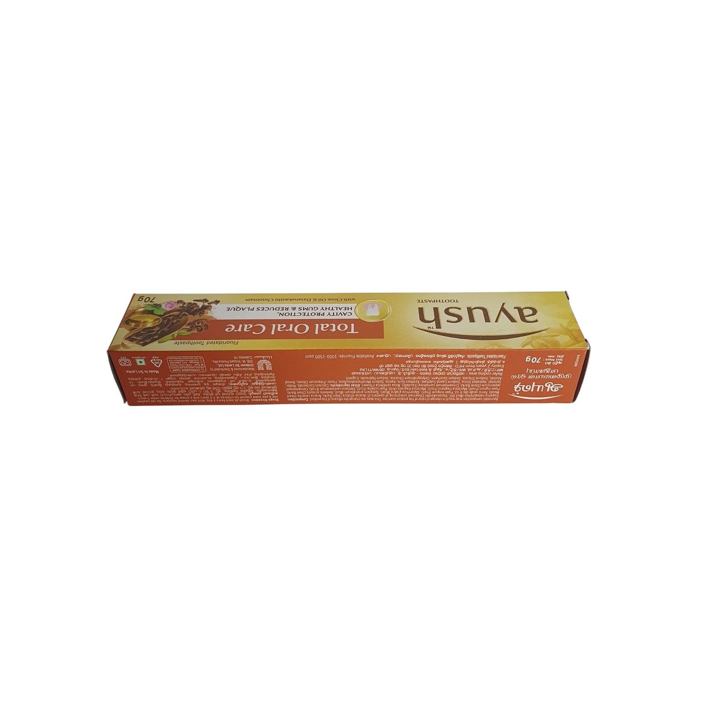 Ayush Anti Caries Aceite de clavo Pasta dentífrica