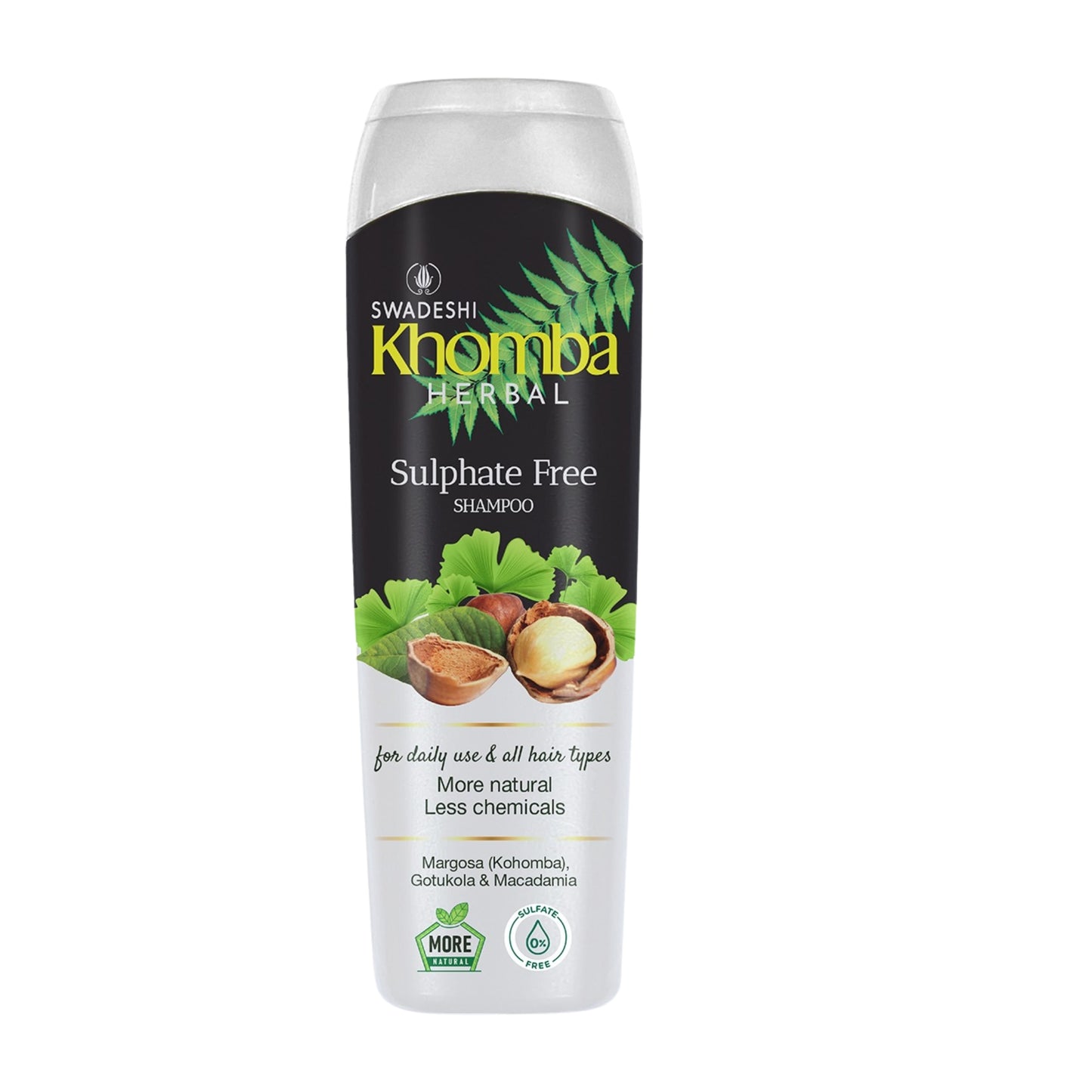 Swadeshi Khomba Caspa Champú de Control (180ml)