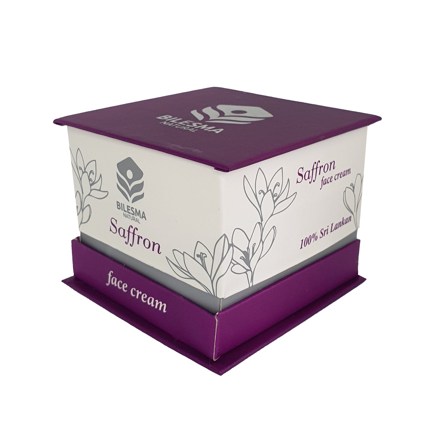 Crema Facial de Azafrán Natural Bilesma (50 ml)