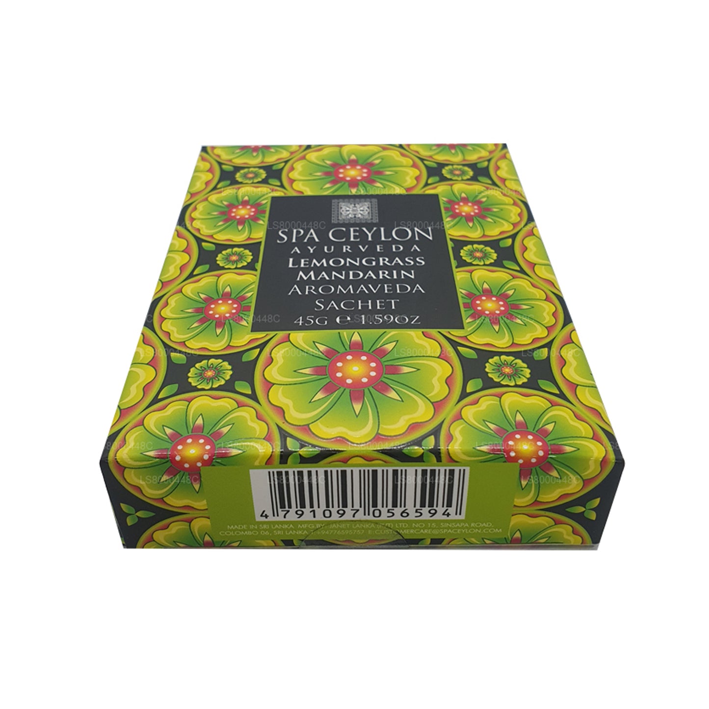 Saco aromático Spa Ceylon Lemongrass Mandarin Aromaveda (45 g)