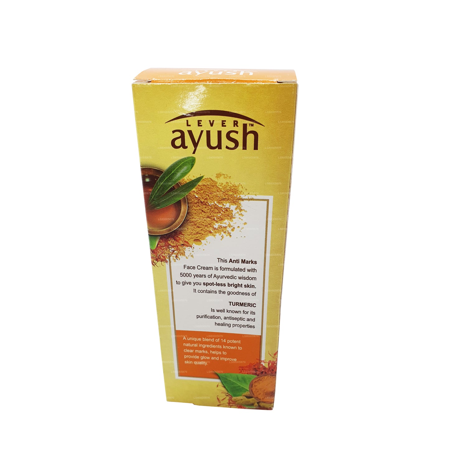 Crema facial de cúrcuma Ayush (50 g)