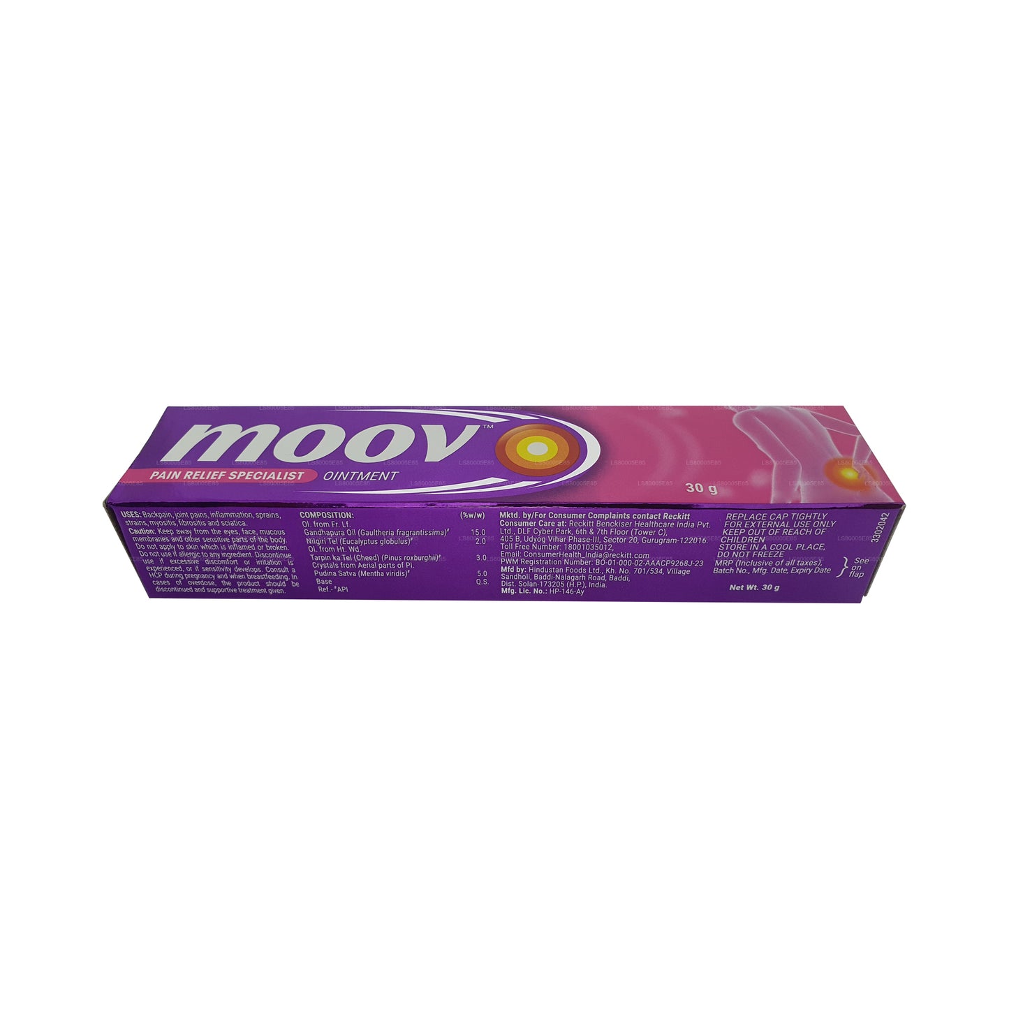 Pomada especializada en alivio del dolor Moov (30 g)