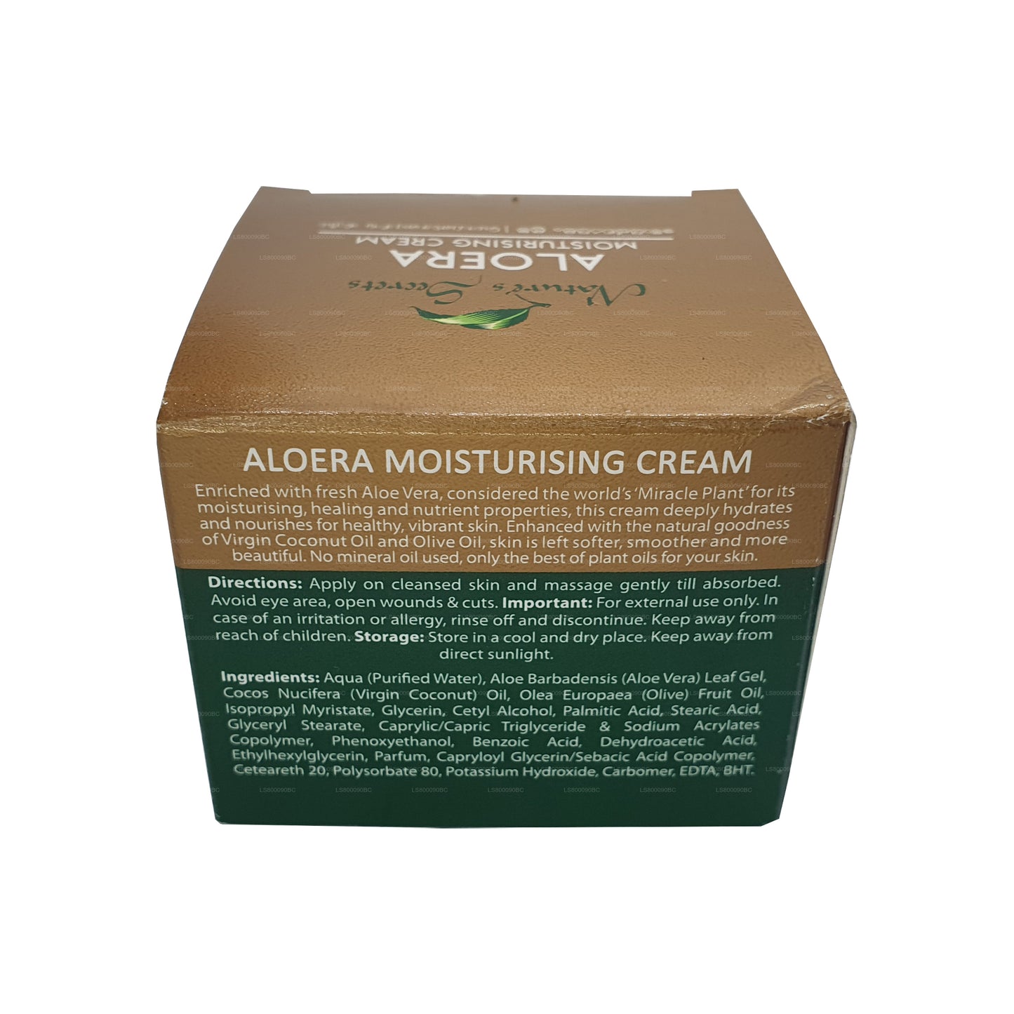 Crema hidratante Aloera de Nature's Secrets (50 ml)