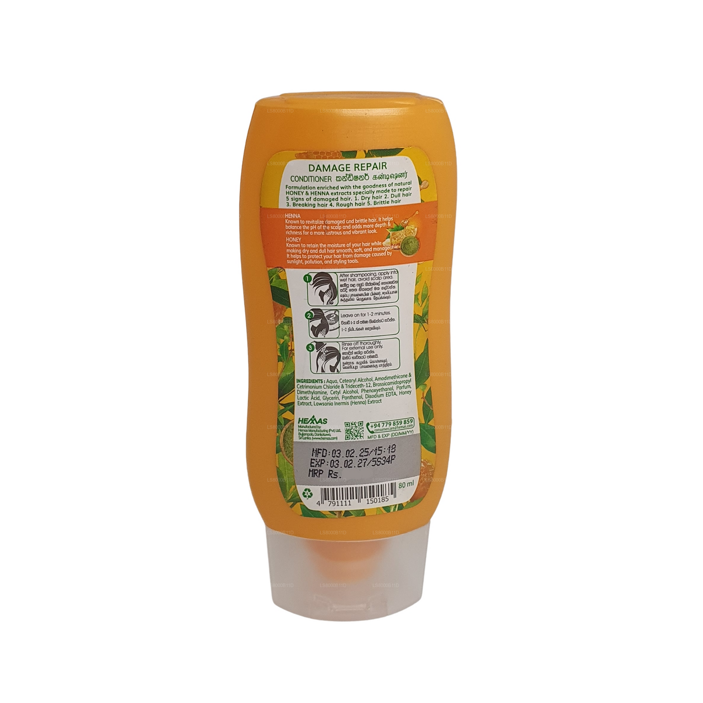Acondicionador reparador de daños Kumarika (80 ml)