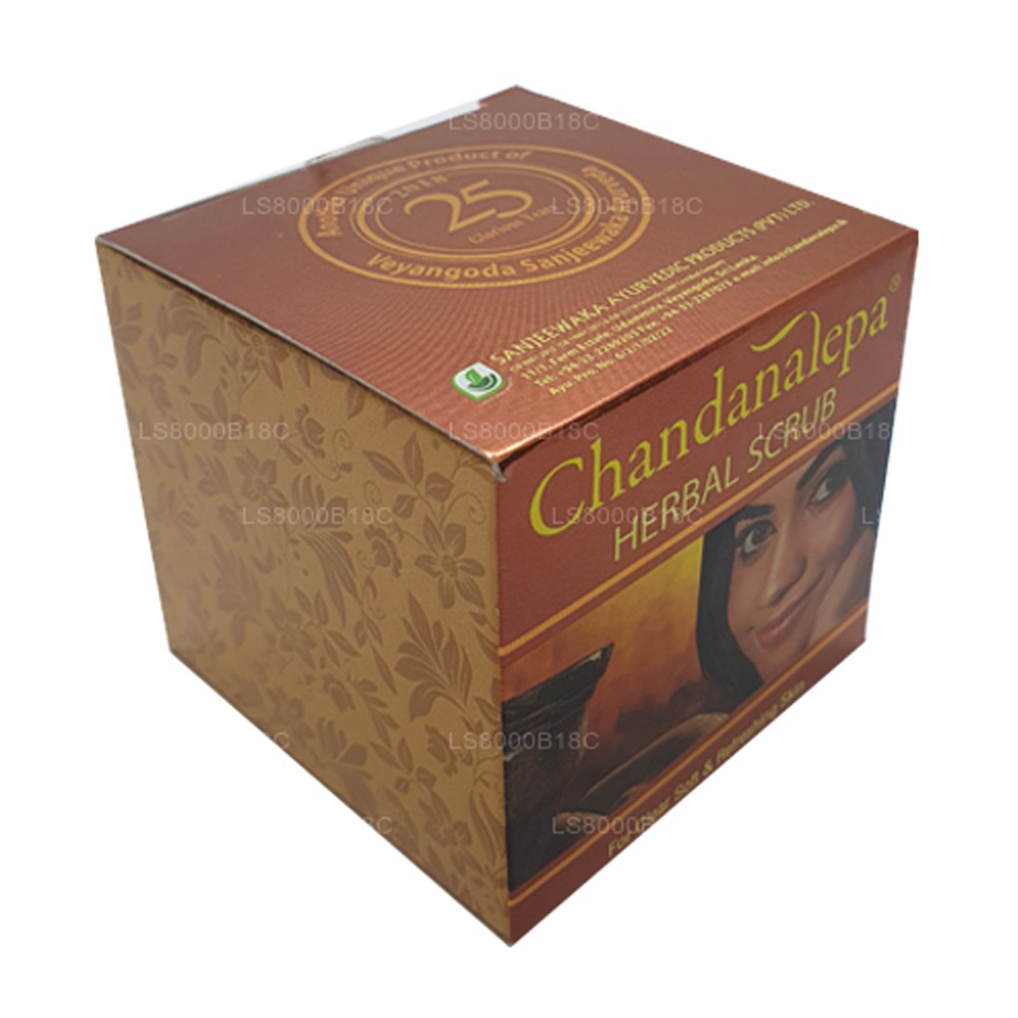 Exfoliante a base de hierbas Chandanalepa (20 g)