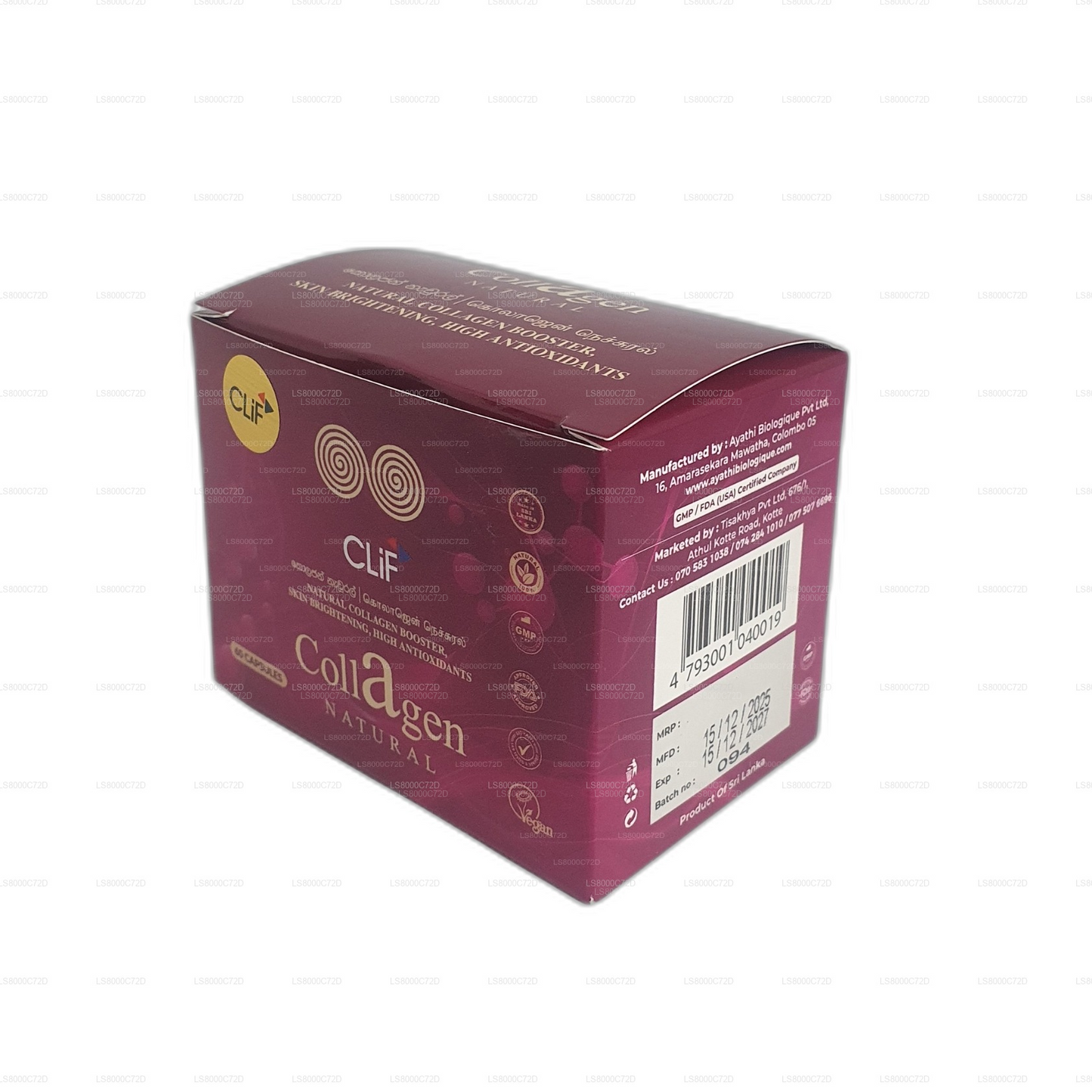 Clif Collagen Natural (60 cápsulas)