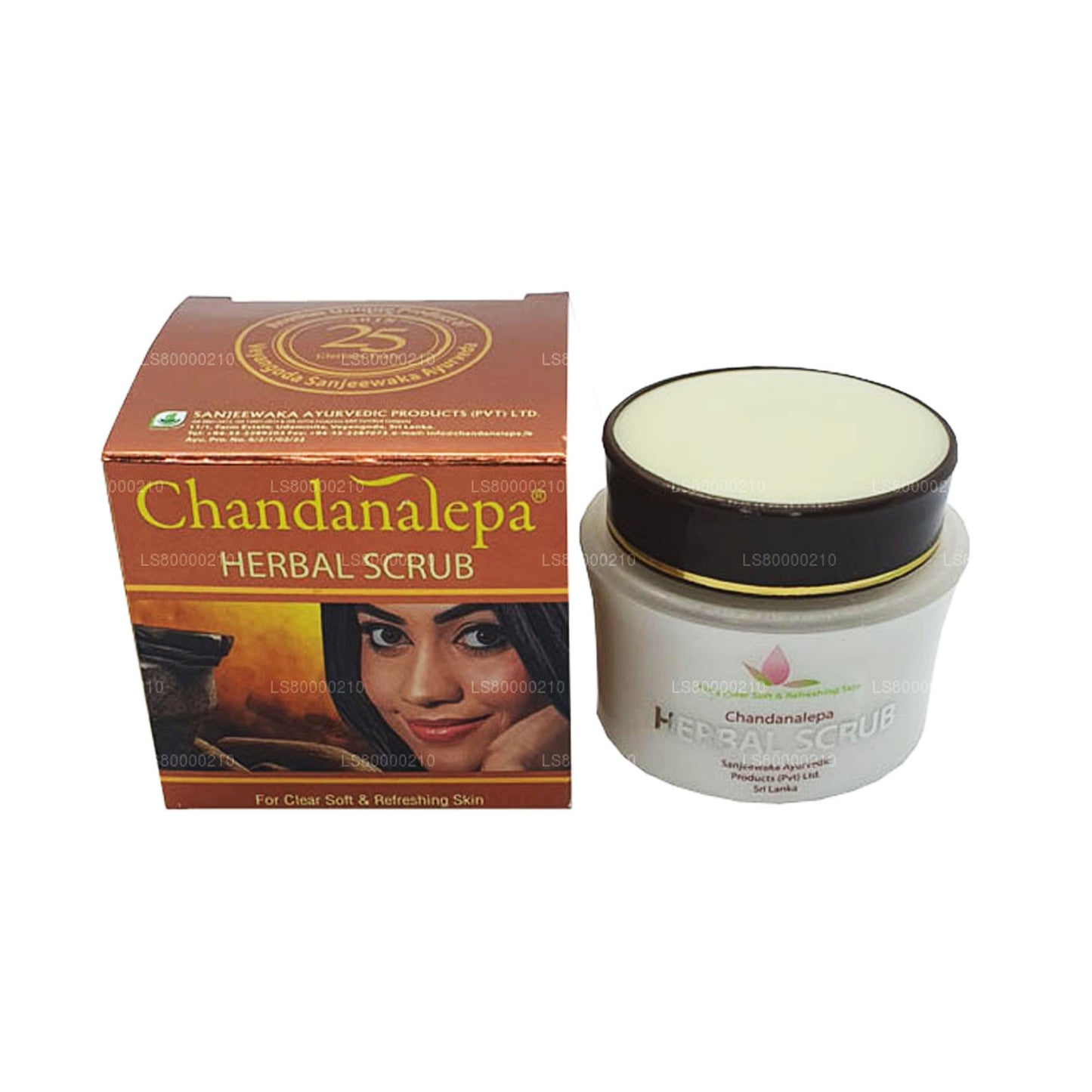 Exfoliante a base de hierbas Chandanalepa (40 g)