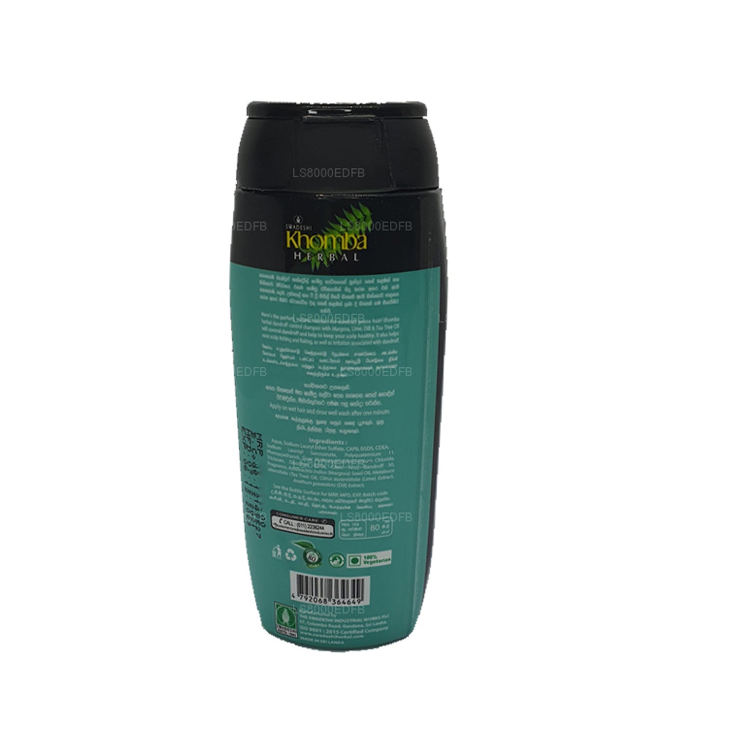 Swadeshi Champú Khomba Anticaspa (80 ml) 