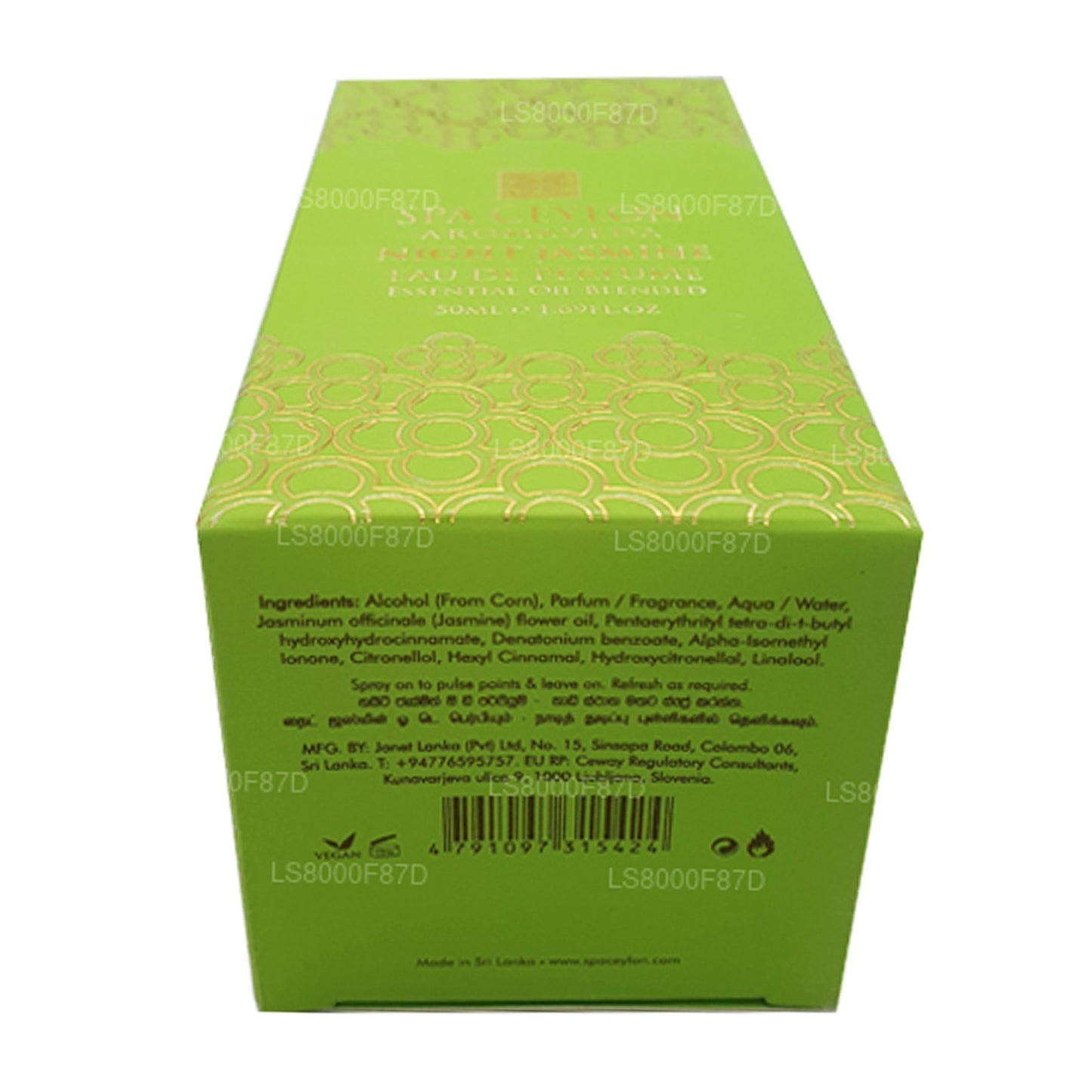 Mezcla de aceite esencial Spa Ceylon Night Jasmine (50 ml)