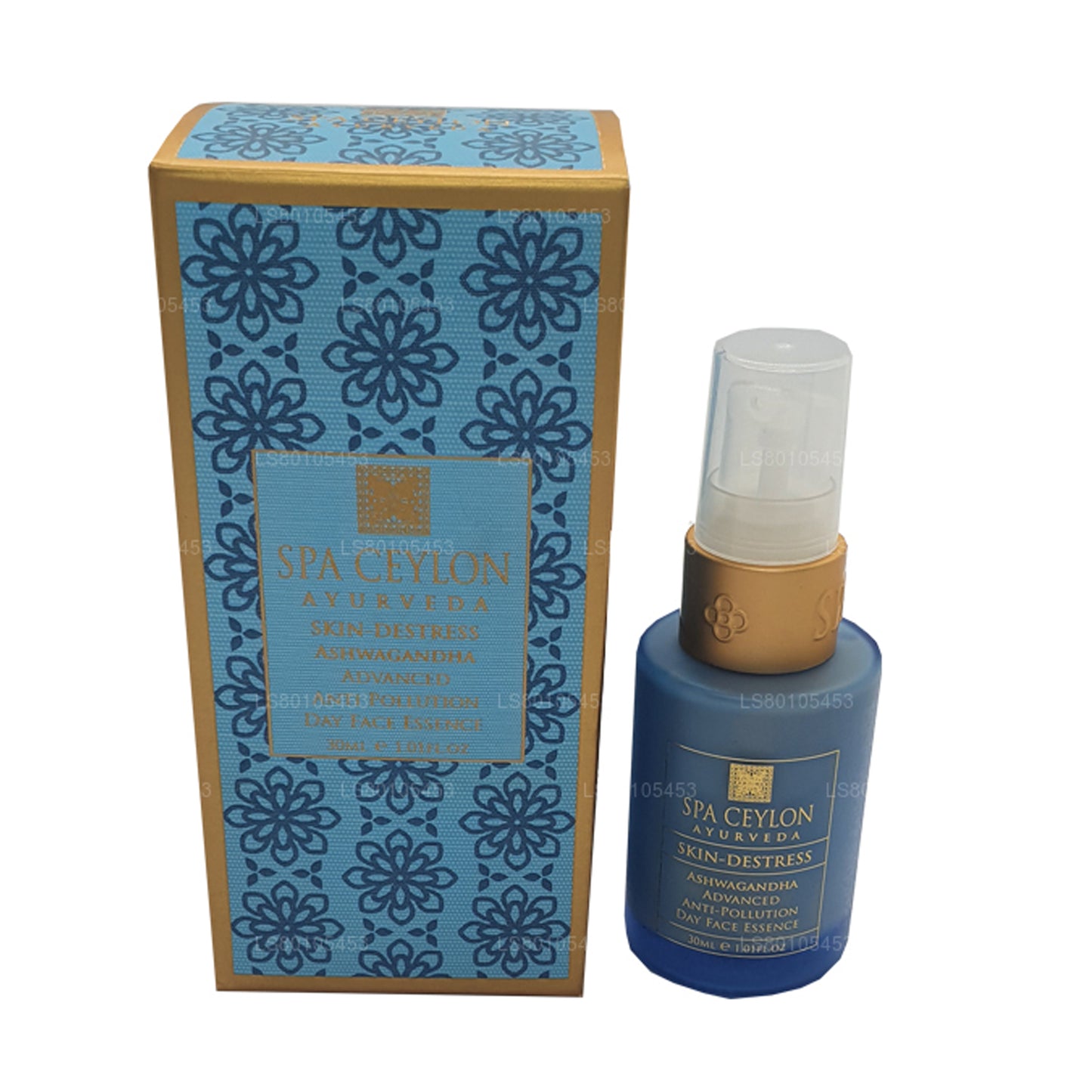 Esencia facial de día antipolución avanzada con Ashwagandha Skin Destress de Spa Ceylon (30 ml)
