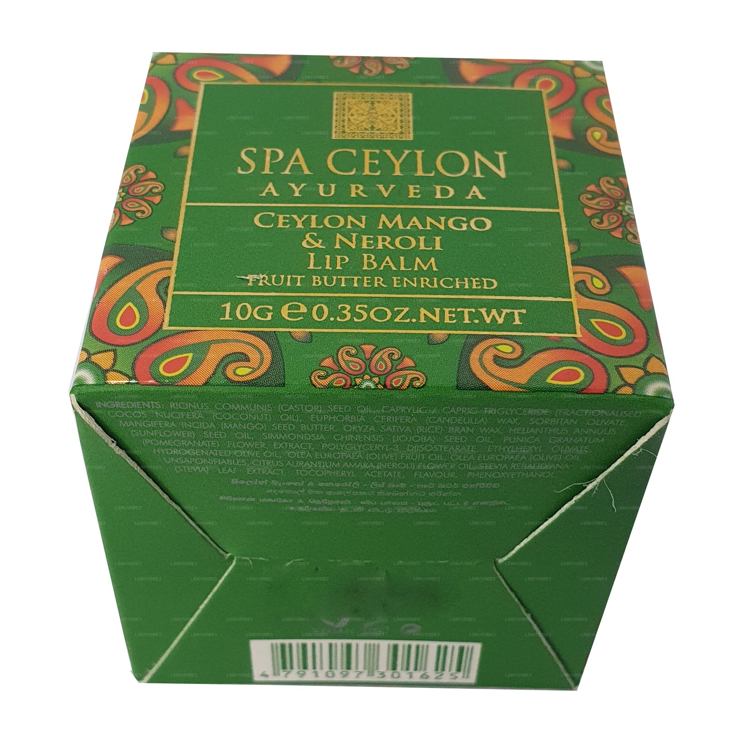 Bálsamo labial Spa Ceylon Ceylon con mango y neroli (12 g)