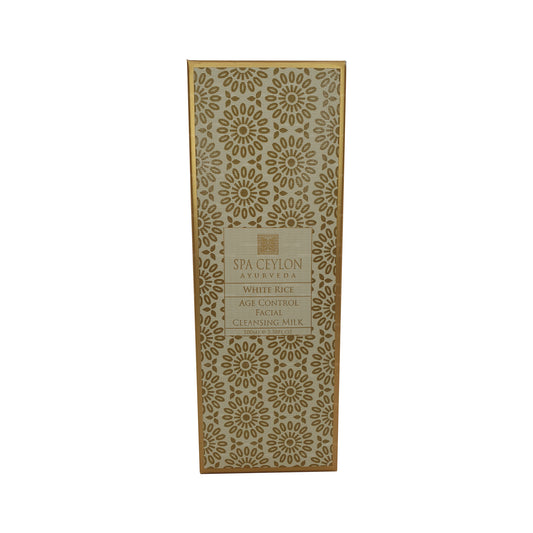 Leche limpiadora facial Spa Ceylon White Rice para controlar la edad, arroz blanco (100 ml)