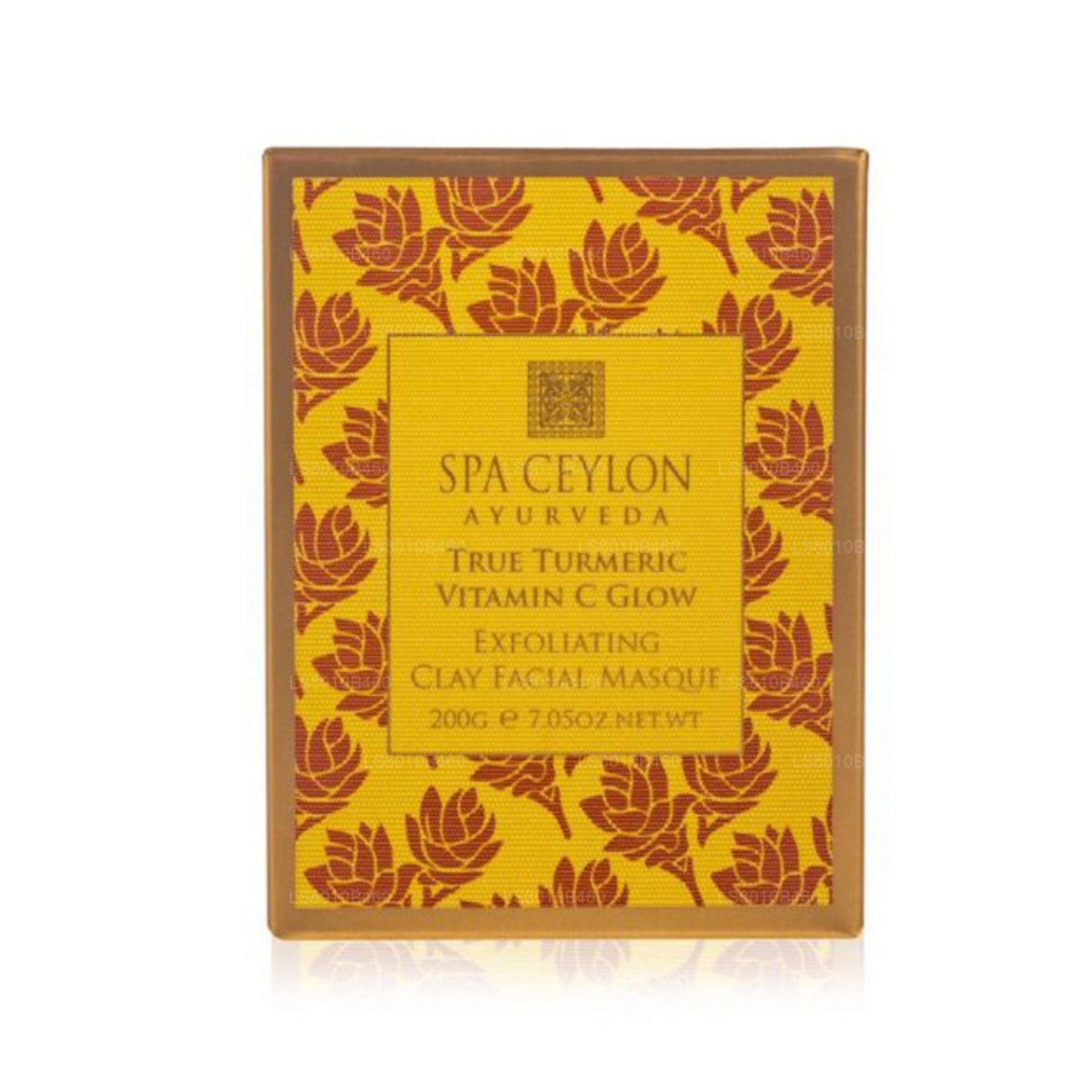 Mascarilla facial de arcilla exfoliante Spa Ceylon Trumeric, Vitamin C Glow (200 g)