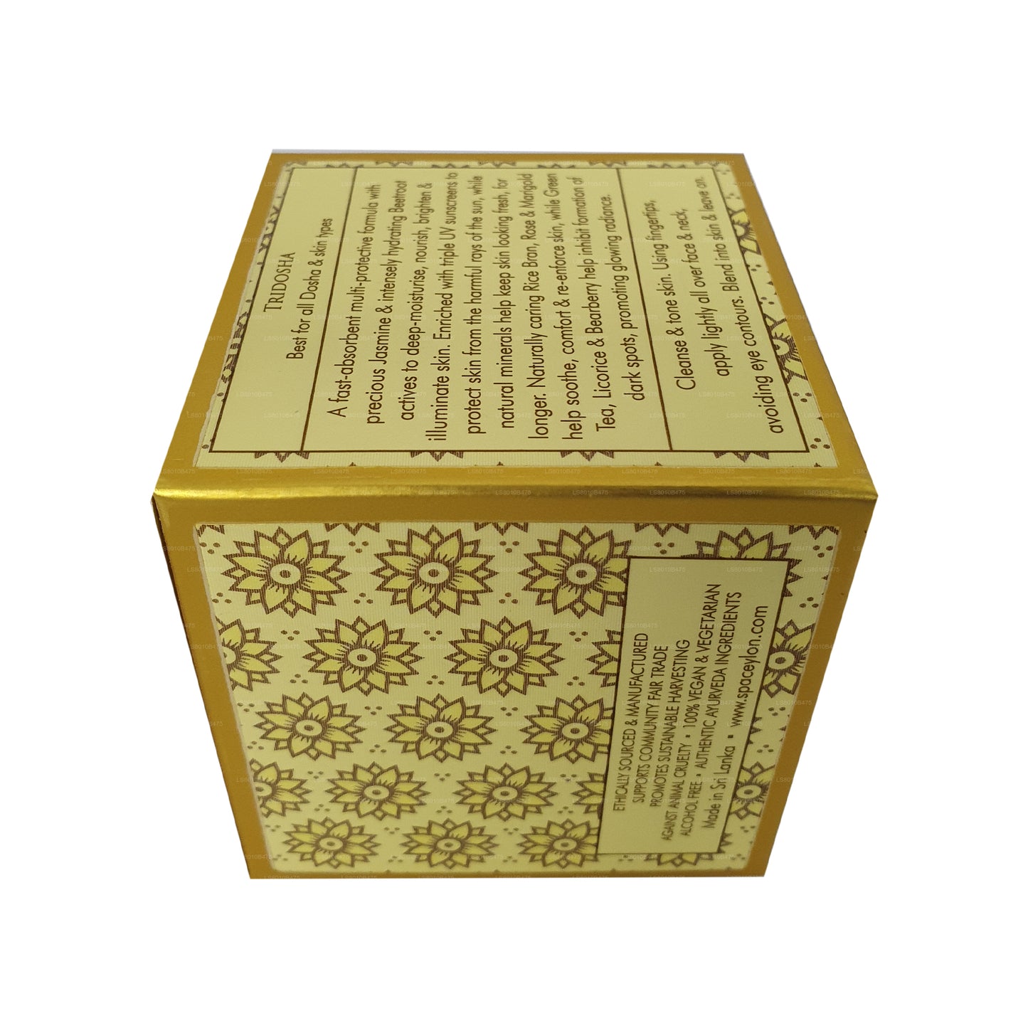 Protector facial iluminador Spa Ceylon White Jasmine (50 g)