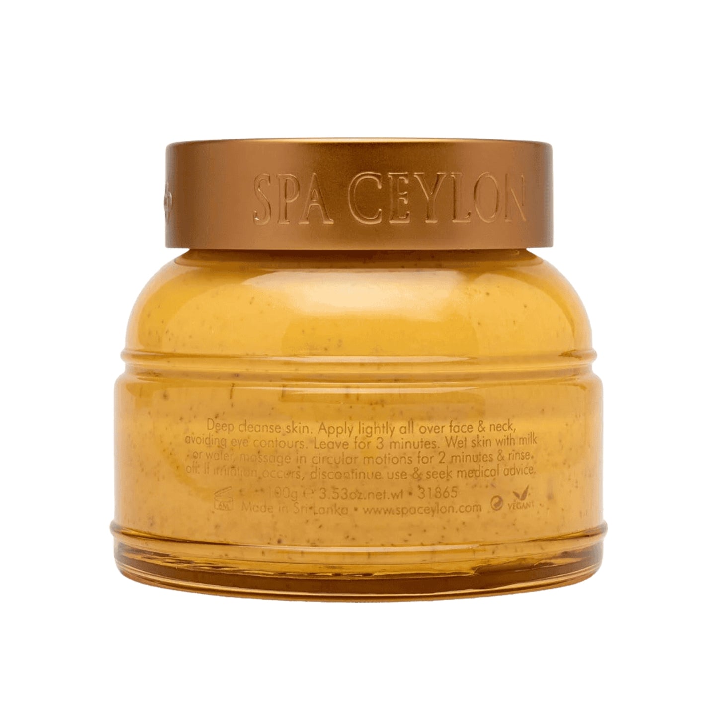 Exfoliante Facial Rejuvenecedor de Arroz Blanco Spa Ceylon (100 g)