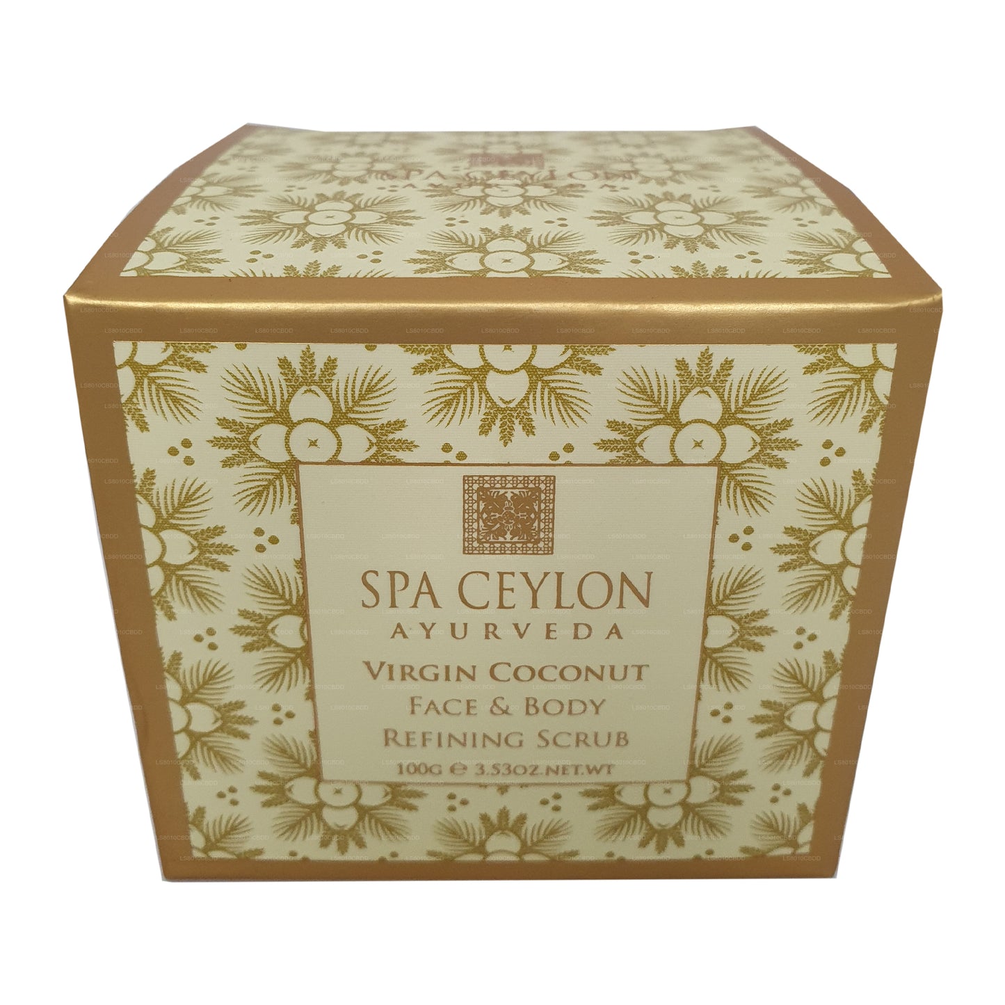 Exfoliante refinador facial y corporal de coco virgen Spa Ceylon (100 g)