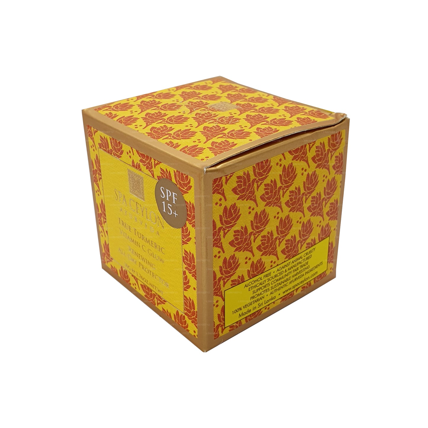 Protector spa Ceylon True Turmeric con vitamina C que brilla durante todo el día (100 g)