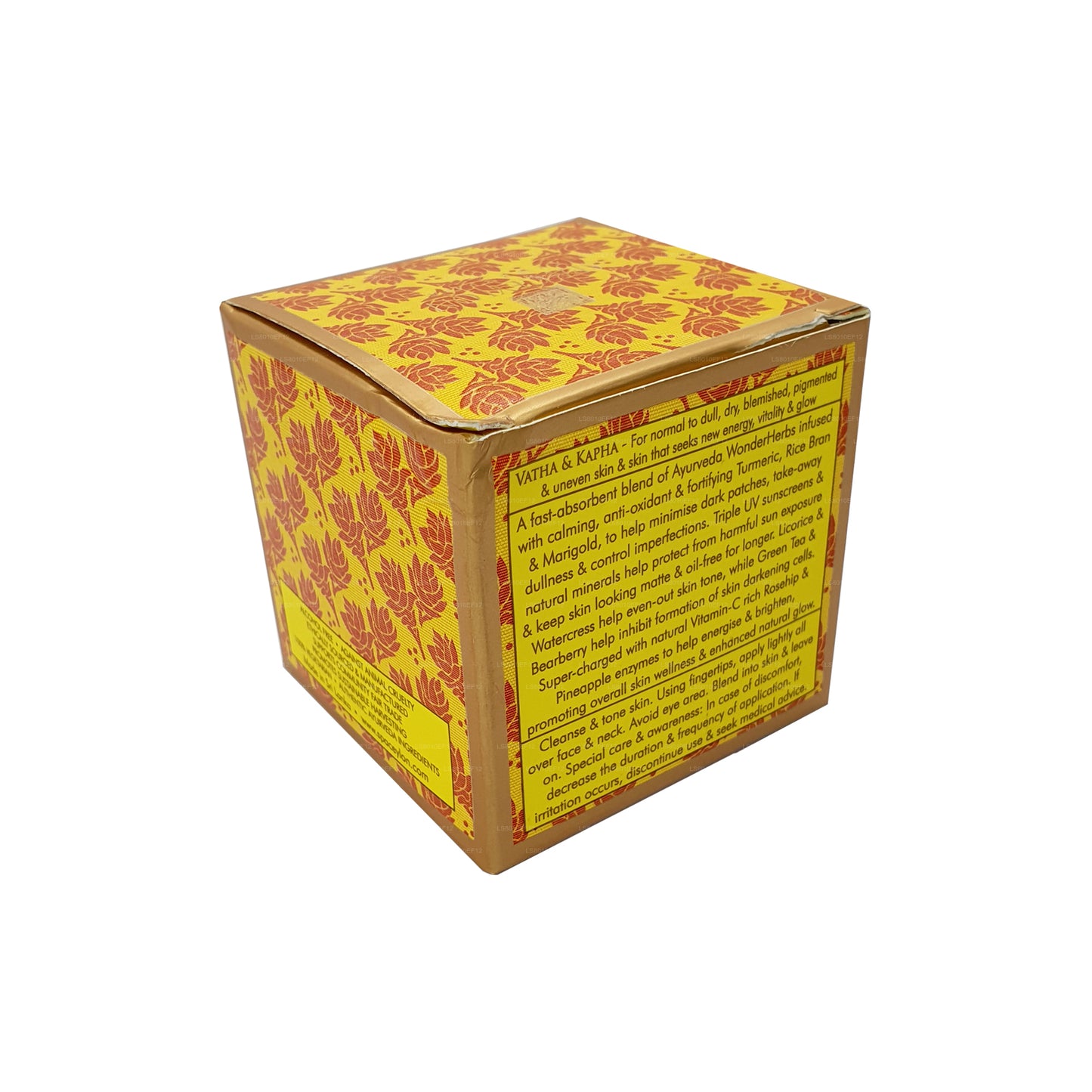 Protector spa Ceylon True Turmeric con vitamina C que brilla durante todo el día (100 g)