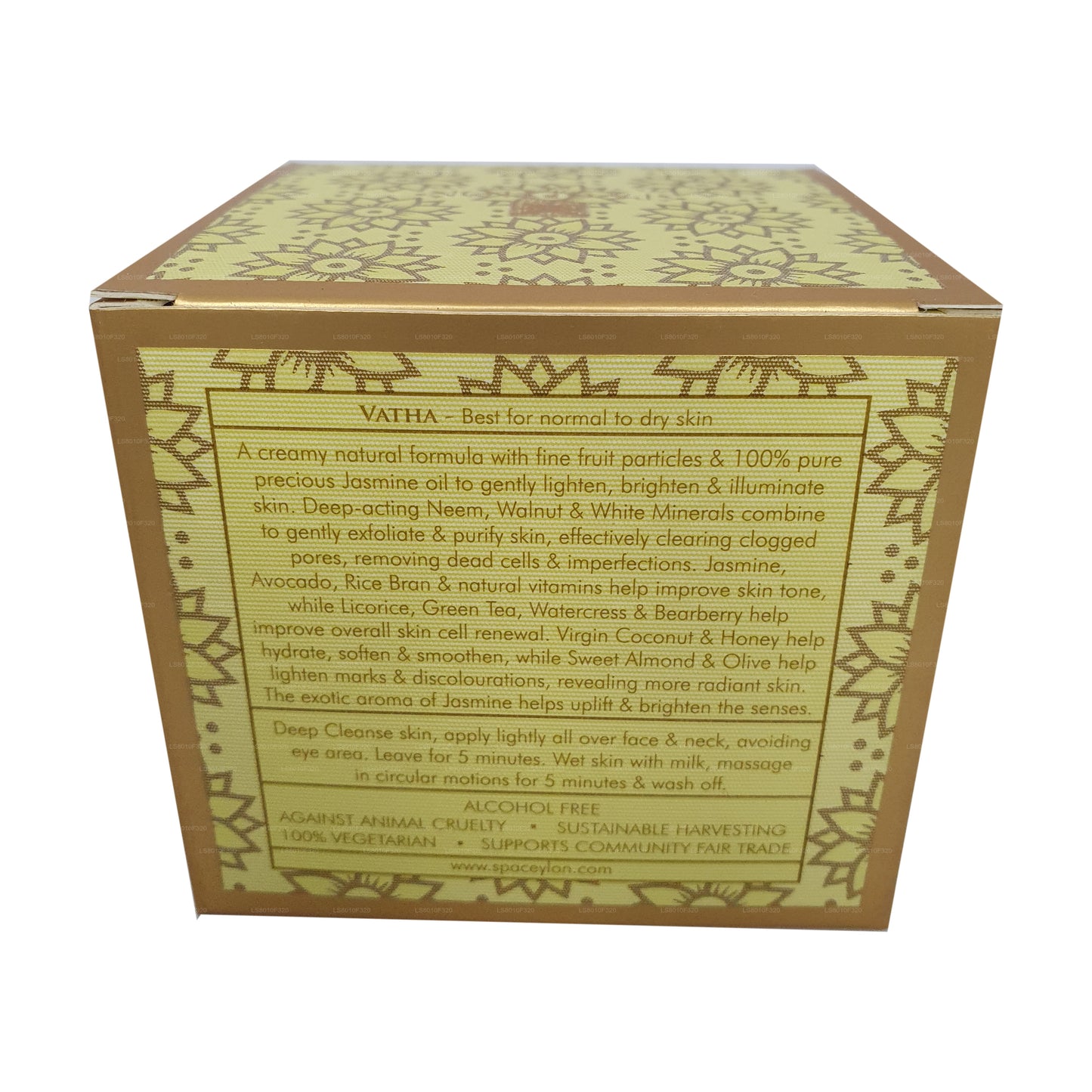 Exfoliante facial Spa Ceylon White Jasmine (100 g)