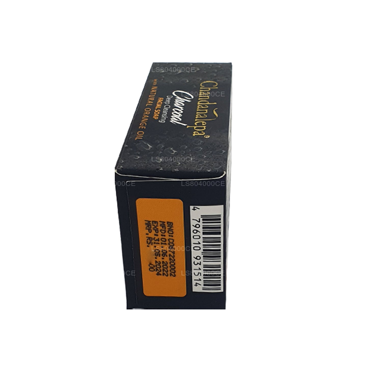 Barra de limpieza profunda Chandanalepa Charcoal (100 g)
