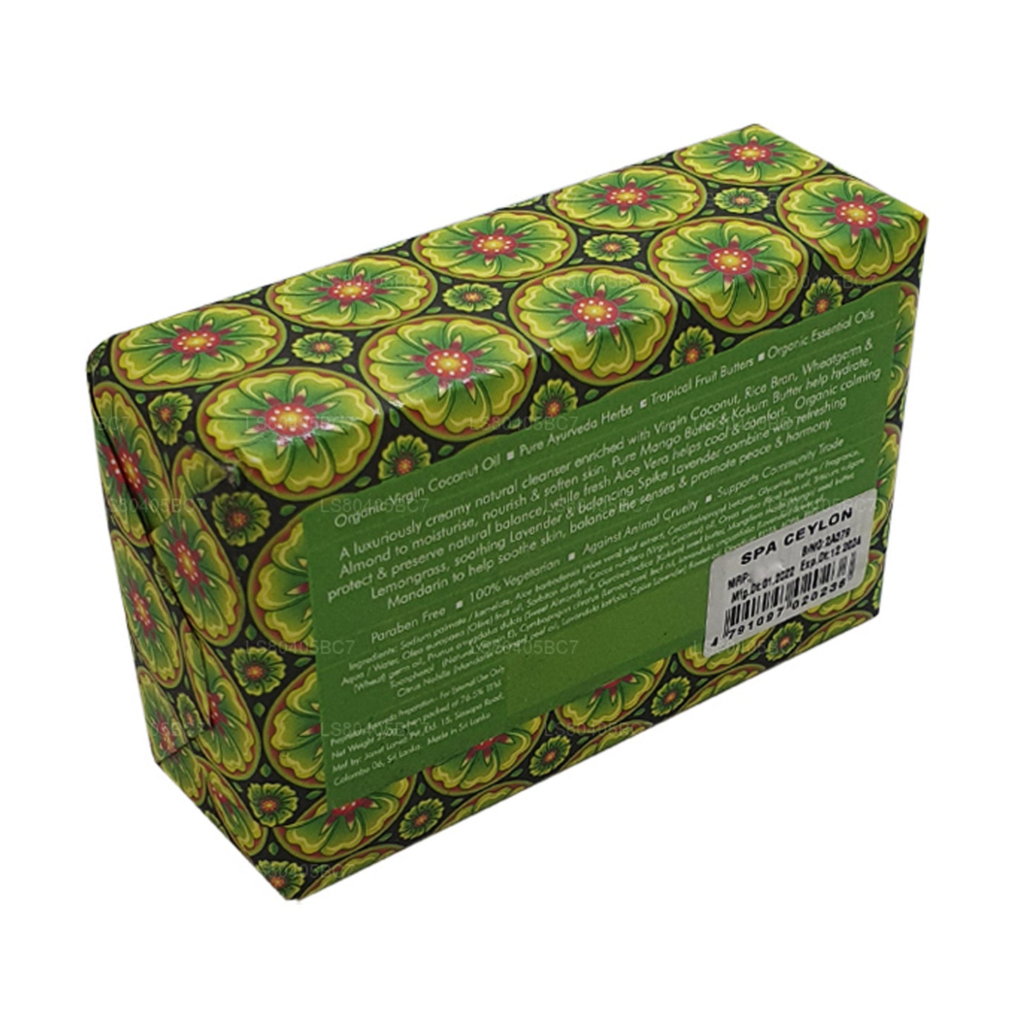 Jabón de lujo Spa Ceylon Lemongrass Mandarin (250 g)