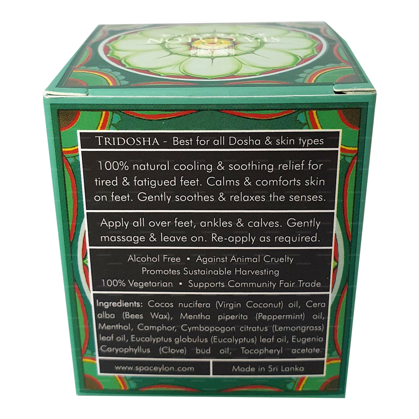 Bálsamo relajante para pies Spa Ceylon (25 g)