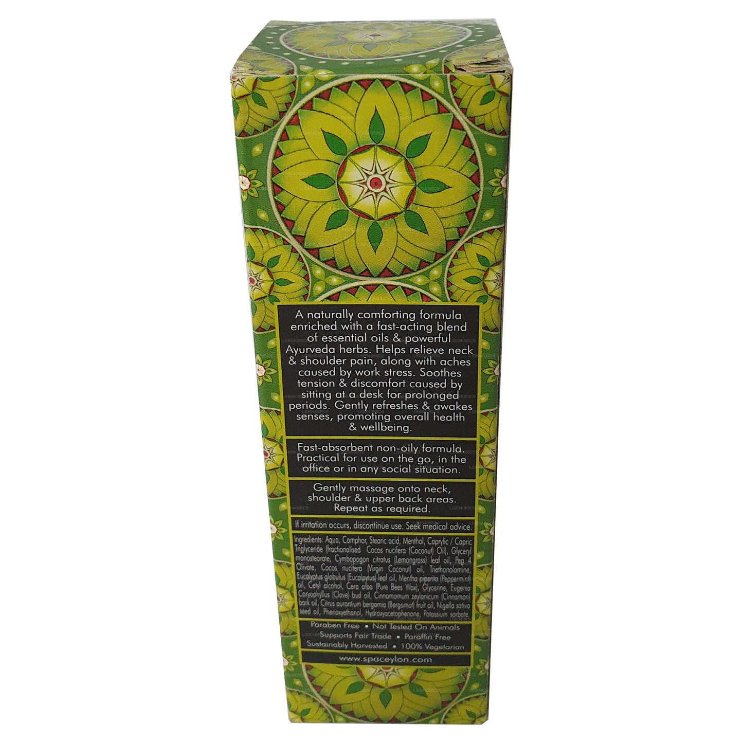 Mascarilla Spa Ceylon Comfort para cuello y hombros (50 g)