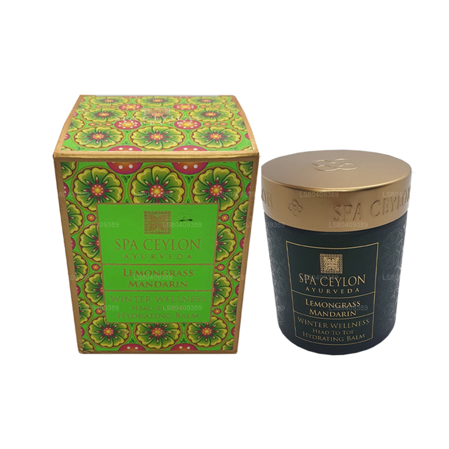 Bálsamo hidratante Spa Ceylon Lemongrass Mandarin Winter Wellness de cabeza a pies (200 g)