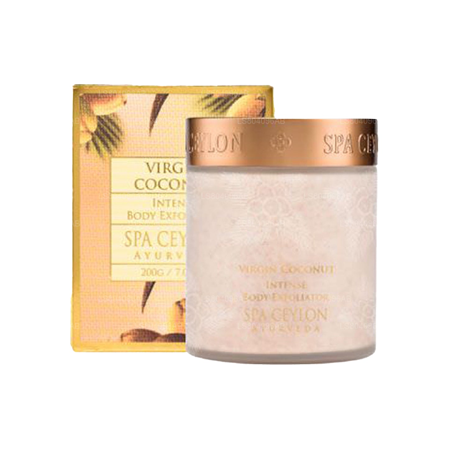 Exfoliante corporal intenso de coco virgen Spa Ceylon (200 g)