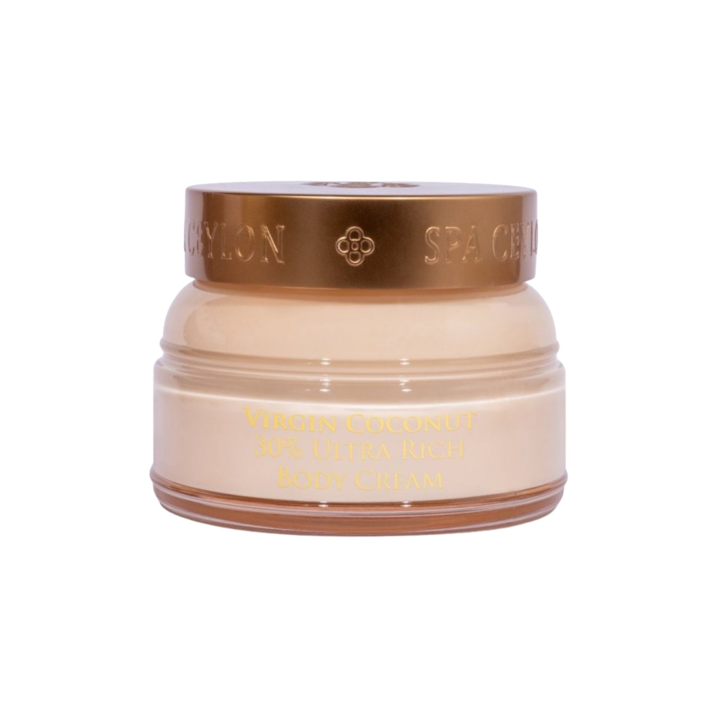 Crema corporal ultra rica de coco virgen al 30% de Spa Ceylon (200 g)
