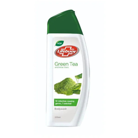 Gel de baño Lifebuoy con té verde con aloe vera (250 ml)