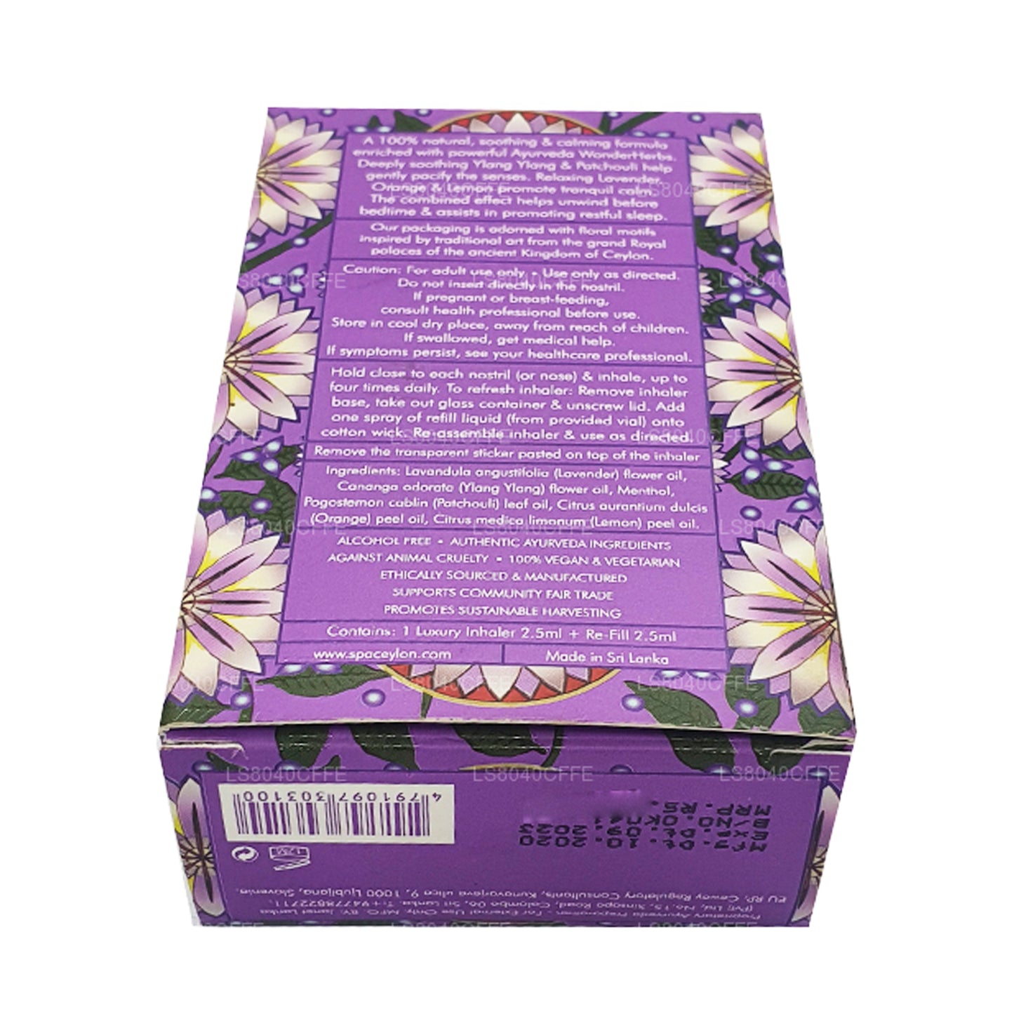 Inhalador relajante del sueño Spa Ceylon (5 ml)