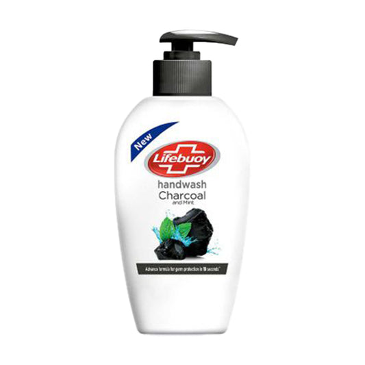 Jabón de manos Lifebuoy con carbón y menta (200 ml)