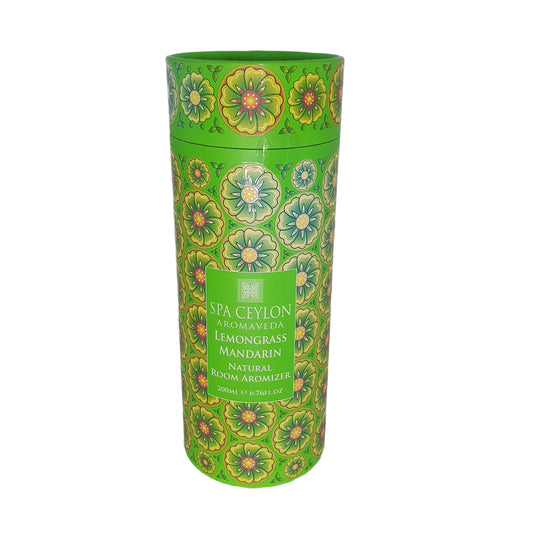 Aromizador de habitación natural de limoncillo y mandarina de Spa Ceylon (190 ml)