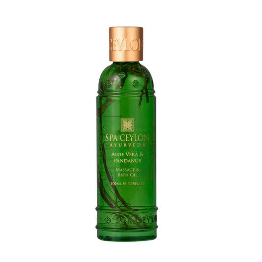Spa Ceylon Aloe Vera, aceite de masaje y baño Pandanus (150 ml)