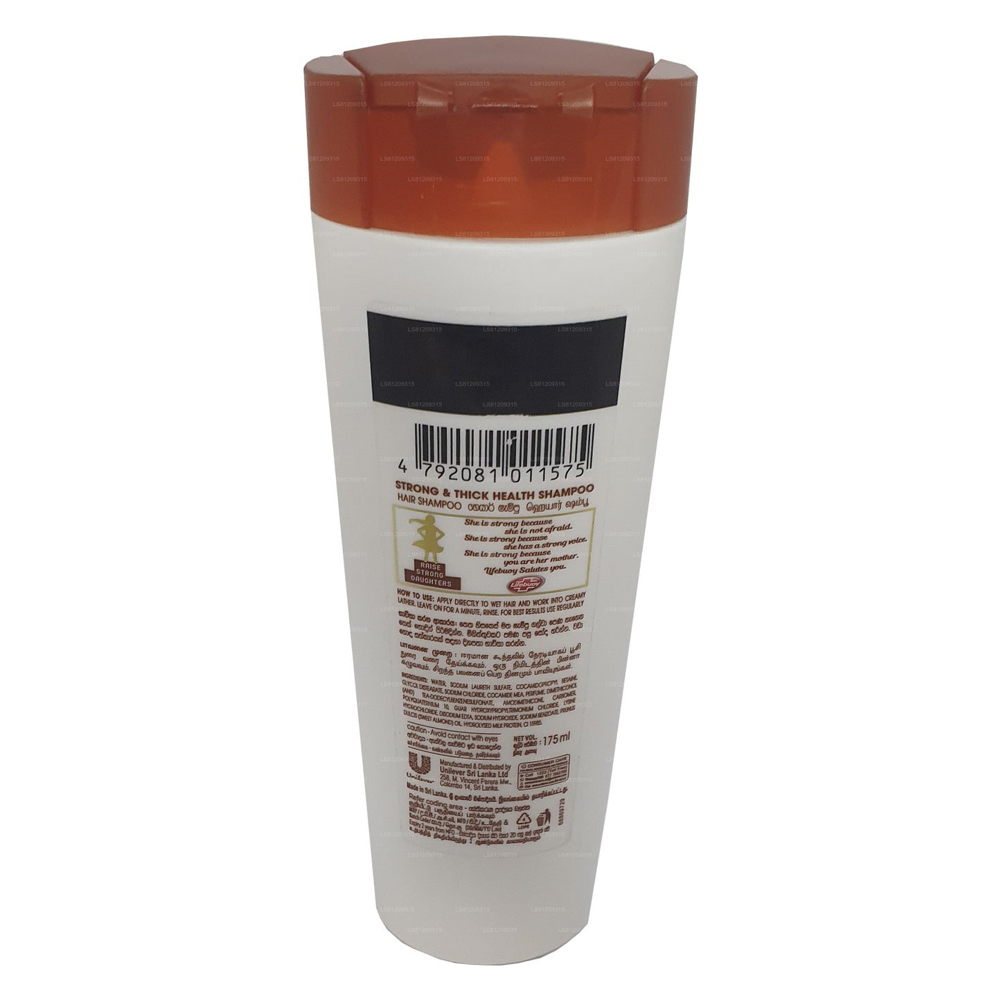 Champú fuerte y espeso Lifebuoy Health (175 ml)