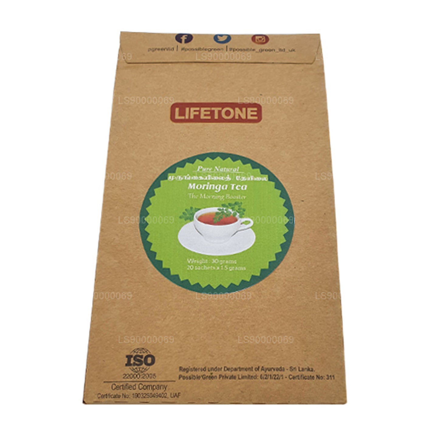 Té de moringa Lifetone (40 g)