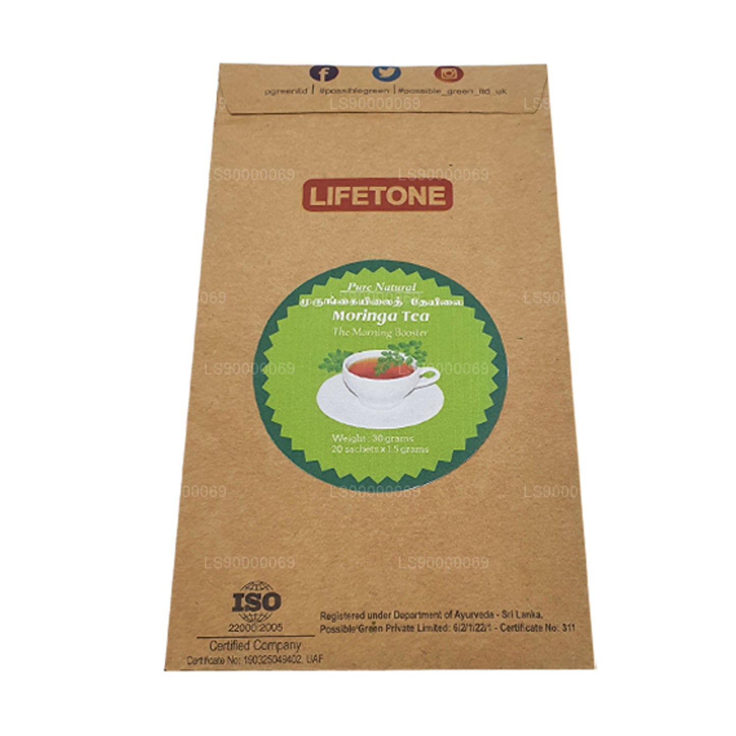 Té de moringa Lifetone (40 g)