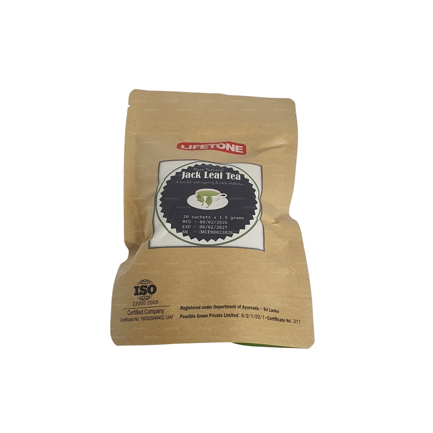 Té de hojas de yaca Lifetone (40 g)