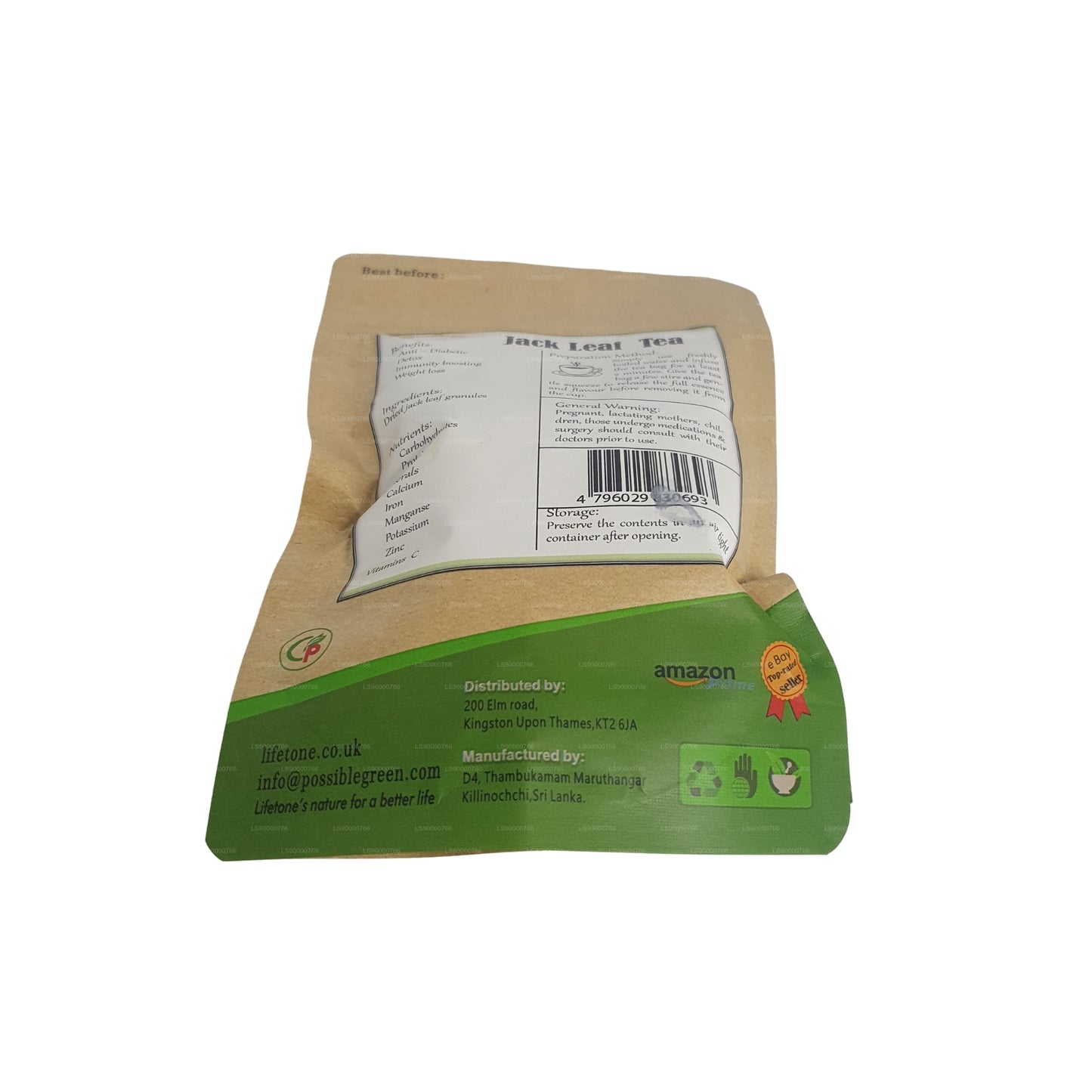 Té de hojas de yaca Lifetone (40 g)