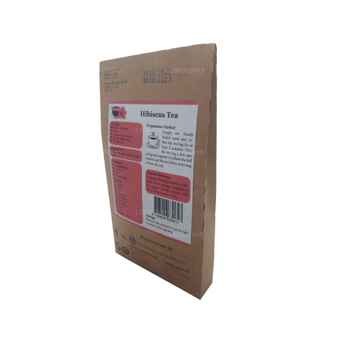 Té de flor de hibisco Lifetone (30 g)